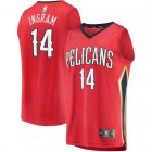 Camiseta Brandon Ingram 14 New Orleans Pelicans Statement Edition Rojo Hombre